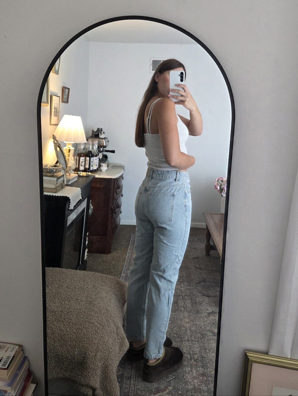 Brand New Light Blue Straight Leg High-Rise Jeans